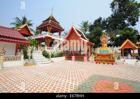 Tempel von Whisky Village, Luang Prabang, Laos. Stockfoto