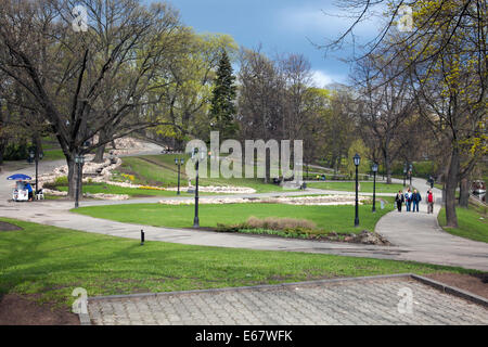 Bastejkalns (Bastion Hill) Park, Riga, Lettland Stockfoto