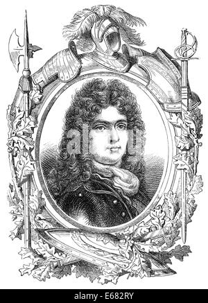 Louis François de Boufflers, Duke Boufflers, Graf von Panzerdivisionen, 1644-1711, ein Marschall von Frankreich, Stockfoto