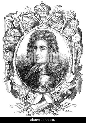 Richard Talbot, 1. Earl of Tyrconnell, Viscount Baltinglass, Baron von Talbotstown, 1630-1691, eine irische Royalist und Jacobite Stockfoto