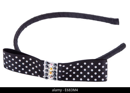 schöne handgemachte Haarnadel für schmücken Ihre Haare isoliert auf weißem Hintergrund Stockfoto