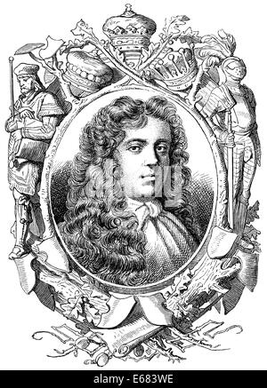 James Scott, 1. Duke of Monmouth, Englisch 1649-1685, Prätendenten auf den Thron, Kommandeur und Führer der Monmouth-Rebellion, Stockfoto