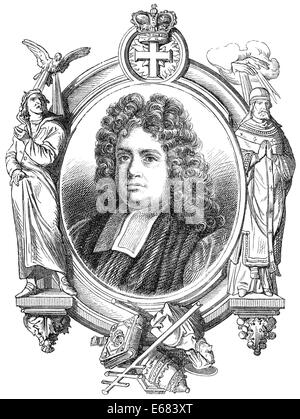 Thomas Sprat, 1635-1713, ein englischer Schriftsteller und Bischof von Rochester, Stockfoto