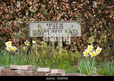 Percy Throwers altes Haus abgerissen Stockfoto