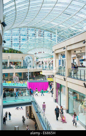 Stadtzentrum von Leeds Leeds Trinity Leeds Einkaufszentrum Leeds West Yorkshire England Großbritannien GB Europa Stockfoto