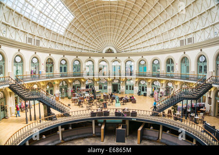 Leeds Corn Exchange Interior Corn Exchange Leeds City Centre Leeds West Yorkshire England Großbritannien GB Europa Stockfoto