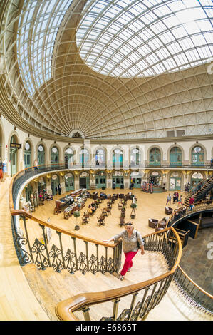 Leeds Corn Exchange Interior Corn Exchange Leeds City Centre Leeds West Yorkshire England Großbritannien GB Europa Stockfoto