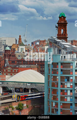 Bahnhof in Manchester Oxford Road Stockfoto