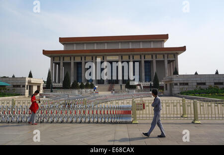 Mao Zedong Mausoleum in Platz des himmlischen Friedens Peking China Stockfoto