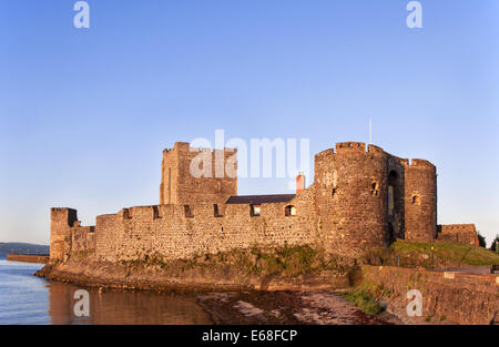 Norman Mittelalterburg in Carrickfergus, Nordirland Stockfoto