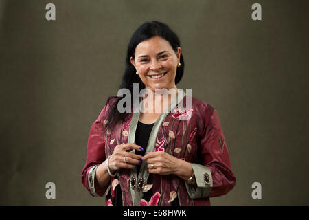 Edinburgh, Schottland. 18. August 2014. Diana J. Gabaldon, der amerikanische Autor, bekannt für den Outlander-Reihe von Romanen, an der Edinburgh International Book Festival 2014. Edinburgh, Schottland. 18. August 2014 Kredit: GARY DOAK/Alamy Live-Nachrichten Stockfoto