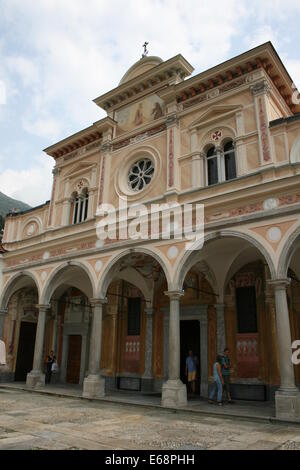 Locarno, Madonna del Sasso, Cardada und Cimetta, Tür Stockfoto