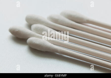 Baumwoll Tupfer closeup Stockfoto