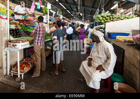 Obst und Gemüse bei der Deira Gemüsemarkt, Dubai, Vereinigte Arabische Emirate VAE. Stockfoto