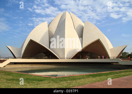 Lotus-Tempel, Baha ' i glaube, New Delhi, Delhi, Indien Stockfoto