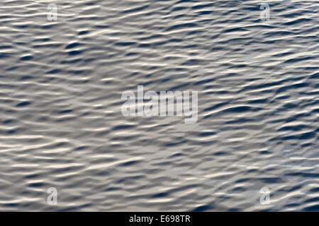 Kleine Wellen, Meer Oberfläche, Nordpolarmeer, Spitzbergen, Svalbard-Archipel, Svalbard und Jan Mayen, Norwegen Stockfoto