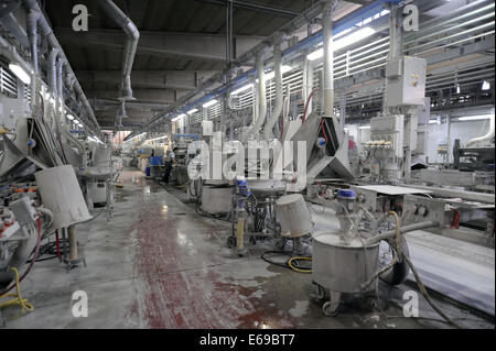 Greslab Gesellschaft von Scandiano (Reggio Emilia, Italien), kooperative für die Produktion von glasierten Feinsteinzeug für Böden Stockfoto