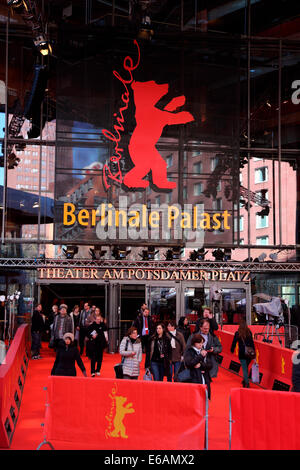 Berlin Potsdamer Platz Marlene-Dietrich Platz Berlinale Stockfoto