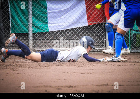 Haarlem, Niederlande. 17. August 2014. Weltmeisterschaft Softball, Haarlem, NL Bilder auf Sonntag, 17. August 2014 Credit: Jan de Wild/Alamy Live News Stockfoto