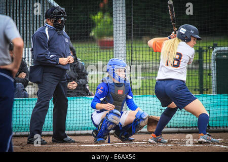 Haarlem, Niederlande. 17. August 2014. Weltmeisterschaft Softball, Haarlem, NL Bilder auf Sonntag, 17. August 2014 Credit: Jan de Wild/Alamy Live News Stockfoto