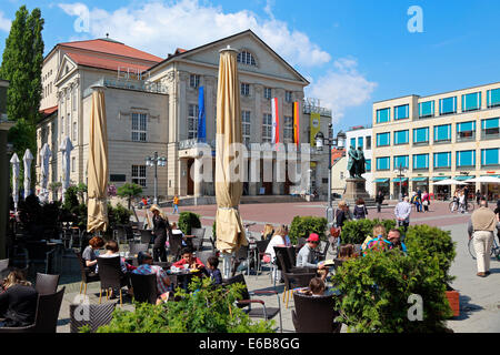 Weimar Thüringen Deutsch National Theater Theaterplatz Stockfoto