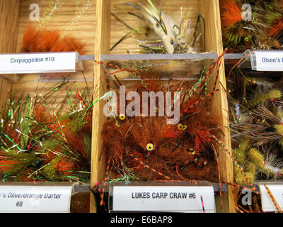 Angeln-Gang im Big R Ranch Store, Great Falls, Montana, USA Stockfoto