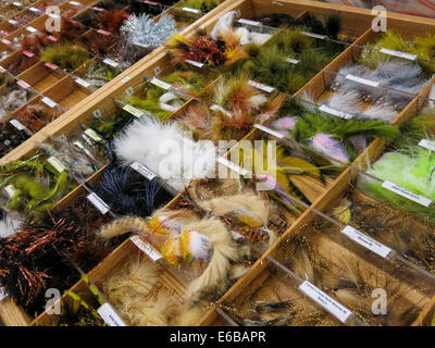 Angeln-Gang im Big R Ranch Store, Great Falls, Montana, USA Stockfoto