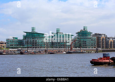 Großbritannien-Großbritannien-London-Themse Stockfoto