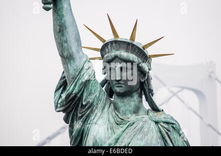 Tokio-Statue of Liberty Stockfoto