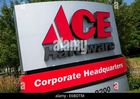 Das Hauptquartier der Ace Hardware in Oak Brook, Illinois. Stockfoto