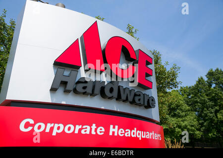 Das Hauptquartier der Ace Hardware in Oak Brook, Illinois. Stockfoto