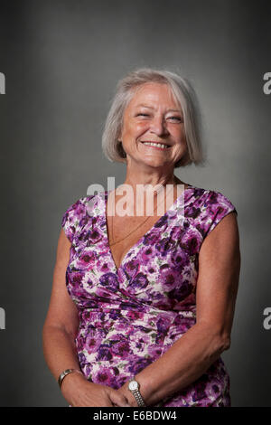 Edinburgh, Schottland. 19. August 2014. Kate Adie, broadcast Journalist und Autor, auf dem Edinburgh International Book Festival 2014. Edinburgh, Schottland. Kredit-19. August 2014: GARY DOAK/Alamy Live-Nachrichten Stockfoto