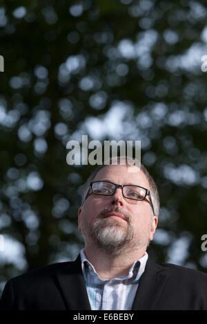 Edinburgh, Schottland. 19. August 2014. Jeff VanderMeer, US-amerikanischer Schriftsteller, Herausgeber, Lehrer und Verlag, an der Edinburgh International Book Festival 2014. Edinburgh, Schottland. Kredit-19. August 2014: GARY DOAK/Alamy Live-Nachrichten Stockfoto