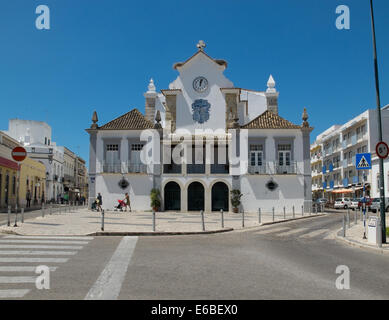 Nossa Senhora Rosario in der Kapelle des Senhor Dos Aflitos. Olhao, Algarve. Portugal. Stockfoto