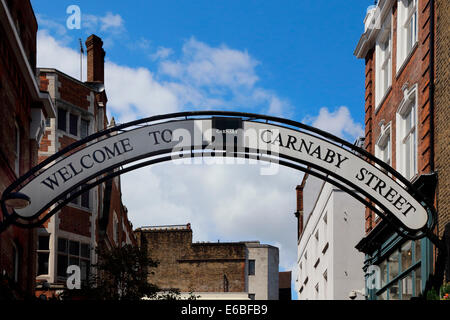 Großbritannien Großbritannien London Soho Carnaby Street Stockfoto