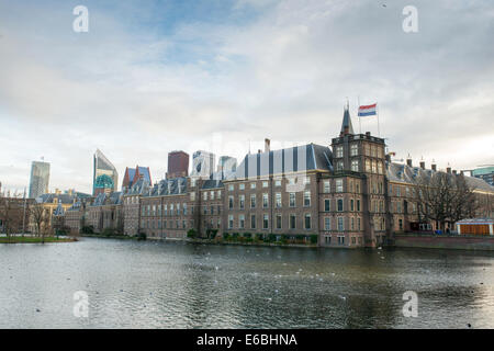 Berühmte Parlament und Ministerium von General Affaris Gebäudekomplex in den Haag, Holland Stockfoto