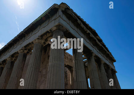 Tempel des Hephaistos, Agora von Athen, Athen, Griechenland Stockfoto