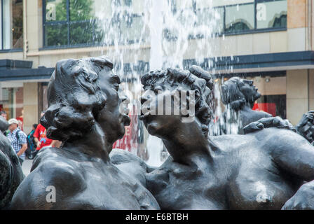 Der Ehe-Karussell-Brunnen, Nürnberg Stockfoto