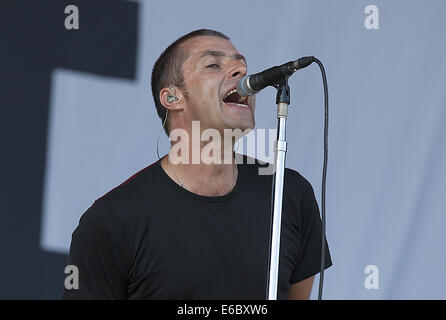 Big Day Out Sommer 2014 anlässlich der Arena Joondalup - Auftritte Featuring: Liam Gallagher, Beady Eye wo: Perth, Australien bei: 2. Februar 2014 Stockfoto