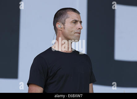 Big Day Out Sommer 2014 anlässlich der Arena Joondalup - Auftritte Featuring: Liam Gallagher, Beady Eye wo: Perth, Australien bei: 2. Februar 2014 Stockfoto