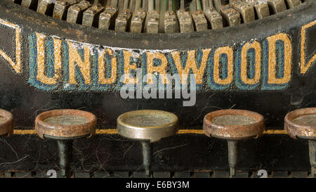 1920 Underwood Schreibmaschine Stockfoto