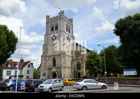 Waltham Abbey Church in Essex Stockfoto