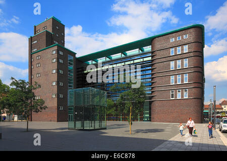 Backstein-Expressionismus Und Bauhaus-Stil, Hans-Sachs-Haus in Gelsenkirchen, Ruhrgebiet, Nordrhein-Westfalen Stockfoto