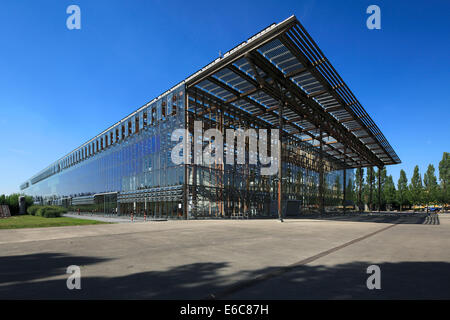 Solarkraftwerk Akademie Mont-Cenis in Herne-Sodingen, Ruhrgebiet, Nordrhein-Westfalen Stockfoto