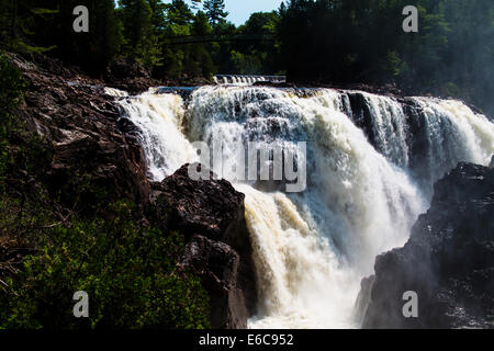 Fort Coulonge Quebec Kanada Wasserfälle bei Fort Coulonge Stockfoto