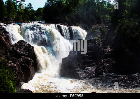 Fort Coulonge Quebec Kanada Wasserfälle bei Fort Coulonge Stockfoto