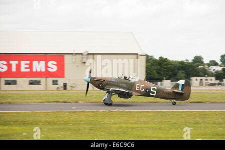 Royal International Air Tattoo 2014 Fairford Spitfire MK356 of the Battle of Britain Memorial Flight Stockfoto