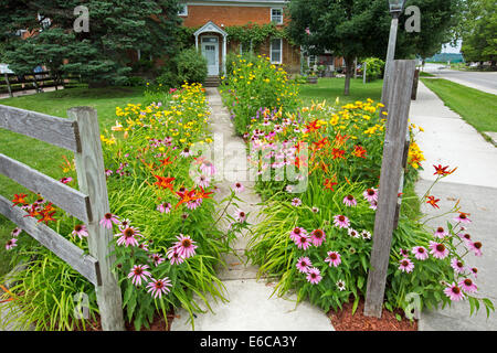 Amana, Iowa - The Amana Heritage Museum in den ehemals kommunalen Amana Colonies, im Jahre 1855 von deutschen Einwanderern gegründet. Stockfoto