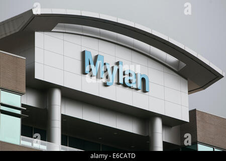 Der Hauptsitz von Mylan Laboratories Inc. in Canonsburg, Pennsylvania. Stockfoto