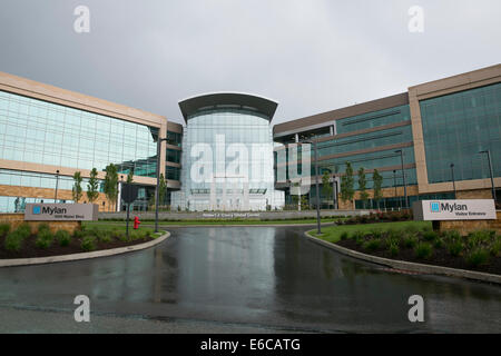 Der Hauptsitz von Mylan Laboratories Inc. in Canonsburg, Pennsylvania. Stockfoto